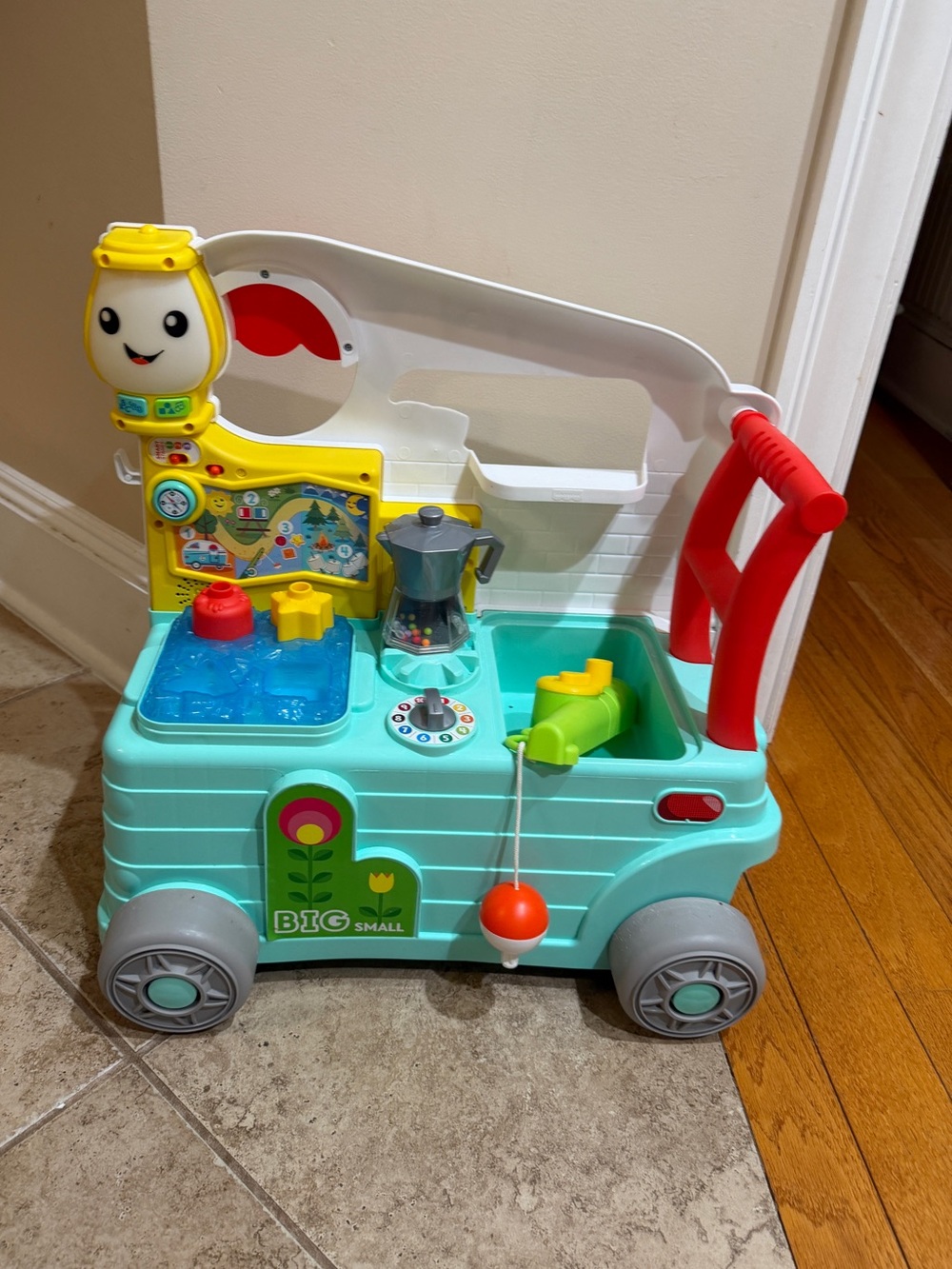 Fisher Price Laugh & Learn 3 in 1 On the Go Camper Electronic Toy Baby Walker